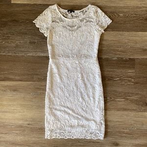 White lace dress